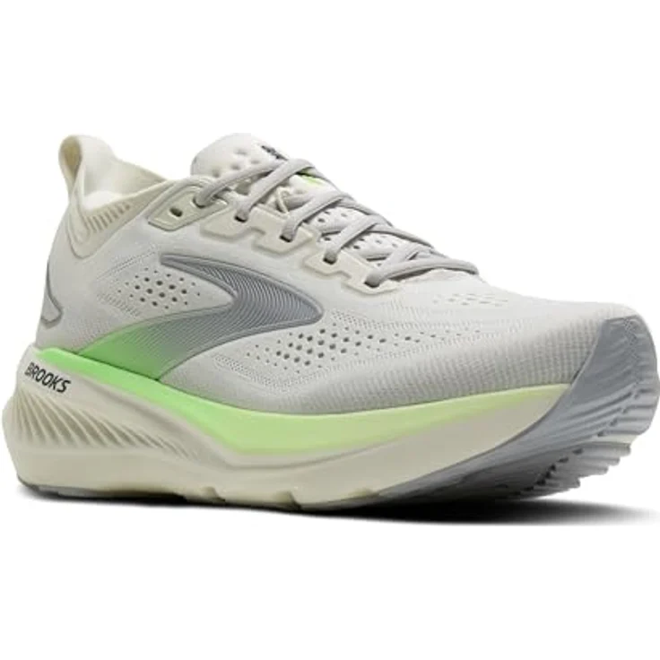Brooks Glycerin 23, Neutrale Laufschuhe mit DNA Tuned-Dämpfung, Grey/Green/Black, Größe 45.5 – Bild 9