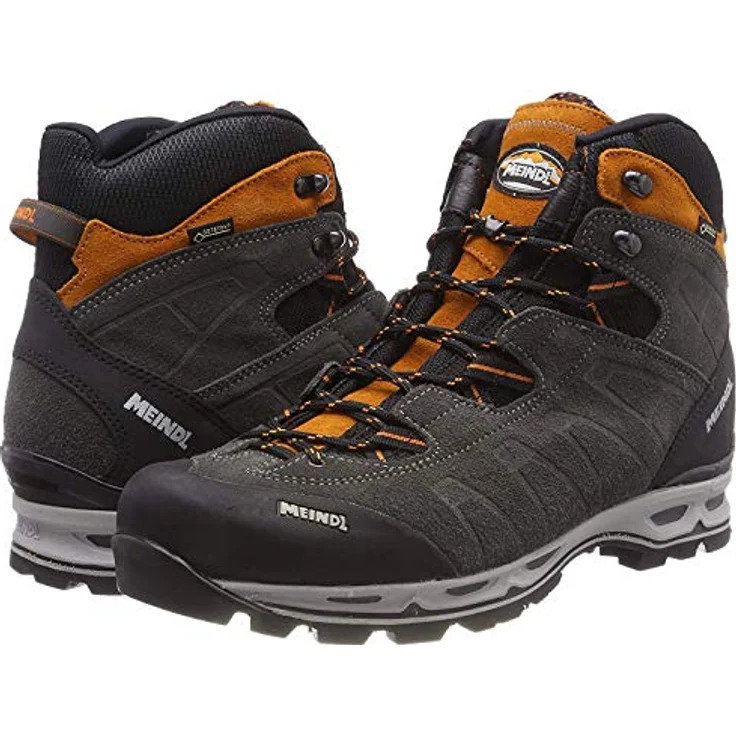 Meindl Air Revolution Ultra, Herren Wanderschuhe mit exzellenter Dämpfung und anpassbarem Schaft, Größe 47, Grau – Bild 5