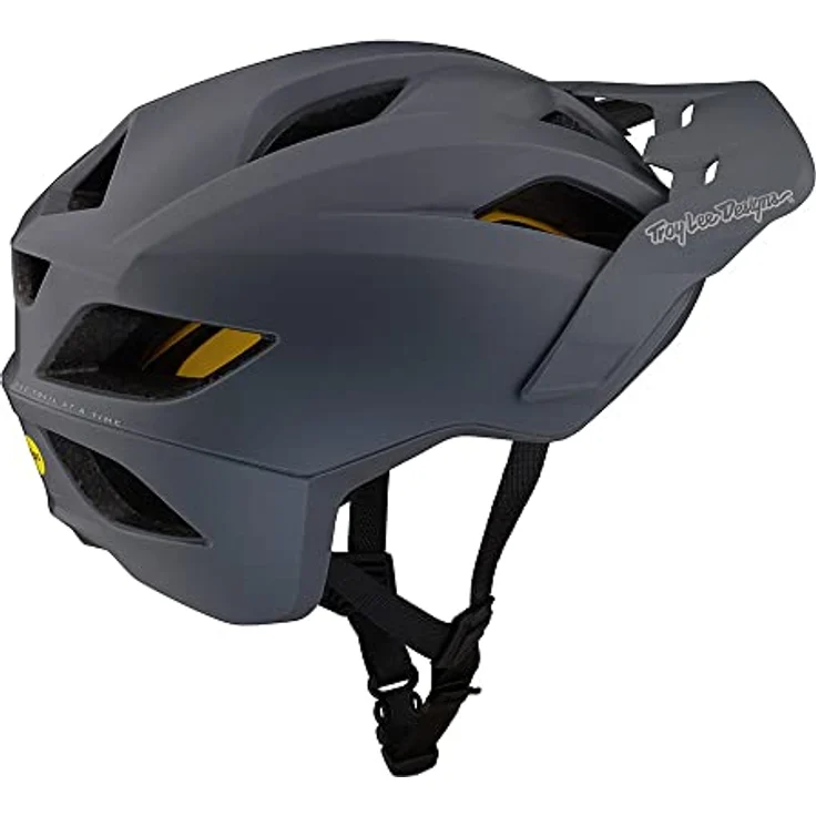 Troy Lee Designs Flowline Mips MTB-Helm, Halbschale für mehr Sicherheit und Komfort, grau, Größe XS-S – Bild 2