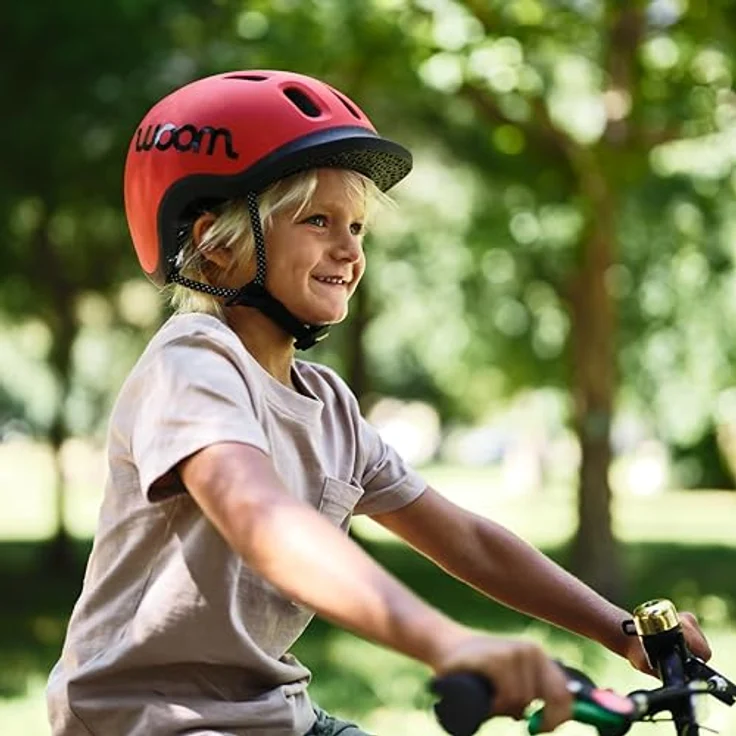 WOOM woom READY 3.0 Junior-Fahrradhelm, sicherer Kinderschutz für Kopfumfang 46–50 cm, Grün XS – Bild 10