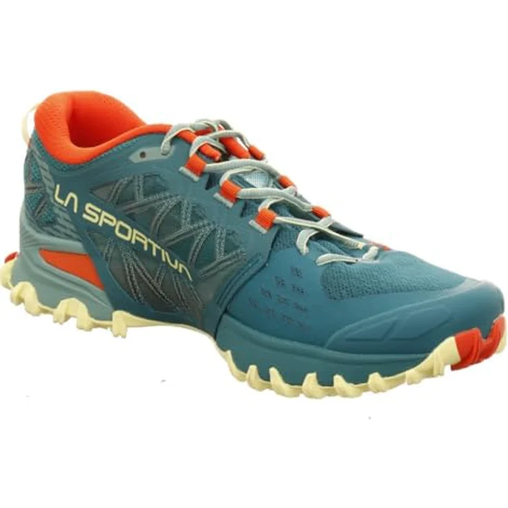 La Sportiva Bushido III, Wanderschuh in Blau, Gr. 42, Synthetik-Obermaterial, Schnürer – Bild 3