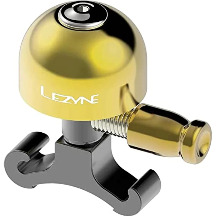 Lezyne Classic Messing Klingel - gold M – Bild 3