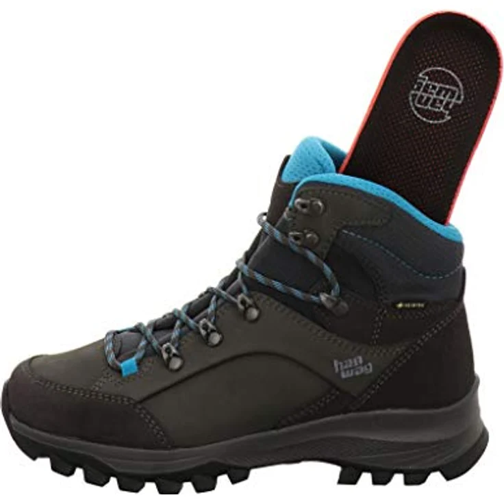 Hanwag BANKS LADY GTX, robuste Wanderschuhe mit GORE-TEX, grau, Größe 40.5 – Bild 6