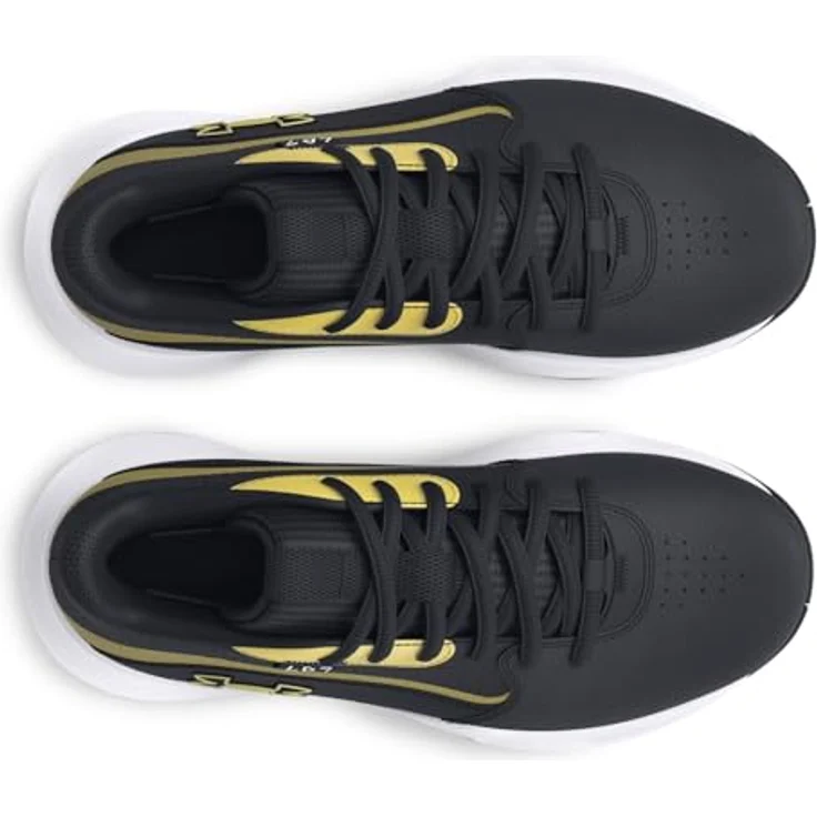 Under Armour UA GS Lockdown 7, Basketballschuhe mit optimalem Halt und Stabilität, schwarz, Größe 5b – Bild 4