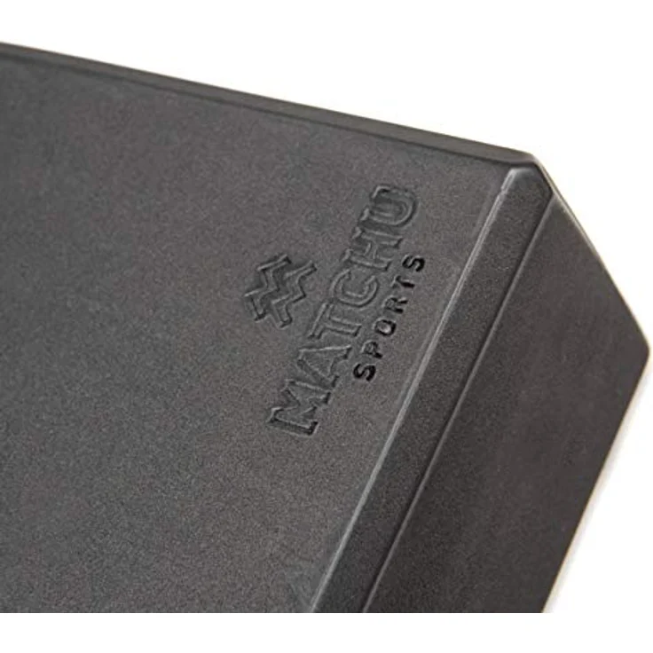 Matchu Sports MATCHU Yoga Block, 23 x 15 x 15 cm, schwarz, aus robustem Schaumstoff, leicht zu tragen – Bild 3
