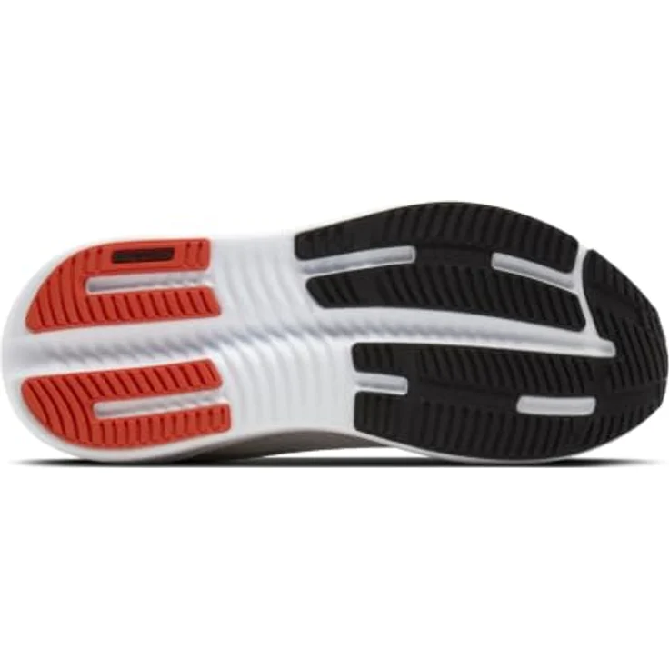 Brooks Ghost Max 4, Neutrale Allround-Laufschuhe mit DNA LOFT-Mittelsohle, White/Red/Black, Größe 42 – Bild 3