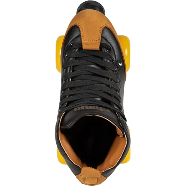 Chaya Rental Damen Rollschuhe, schwarze Rollerskates mit abriebfestem Leder, BSS-Sohle und WICKED ABEC 7 Lagern, Größe 36 – Bild 4