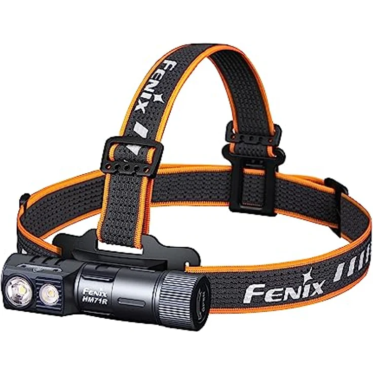 FENIX Fenix HM71R 2700 Lumen wiederaufladbare Stirnlampe, abnehmbar mit Magnetfuß, max. 2700 Lumen / max. 230 Meter Leuchtweite, USB Typ-C-Ladeanschluss, 21700er Akku, schwarz – Bild 1