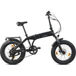 LLobe Falt E-Fatbike 20" Robust Pro schwarz 48V/10,5Ah, Kraftvolles E-Bike mit Fatbike-Reifen und 110 km Reichweite