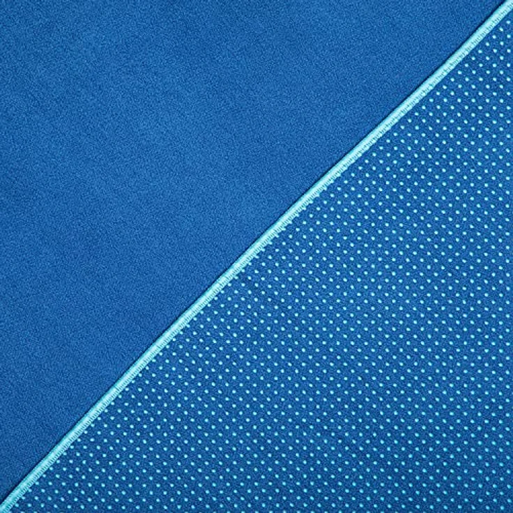 Bodhi GRIP2 Yoga Towel | Rutschfestes Handtuch mit Antirutsch-Noppen (blau/Aqua) | Mikrofaser-Yogatuch ideal für Hot Yoga | Antibakteriell & Hautfreundlich – Bild 2
