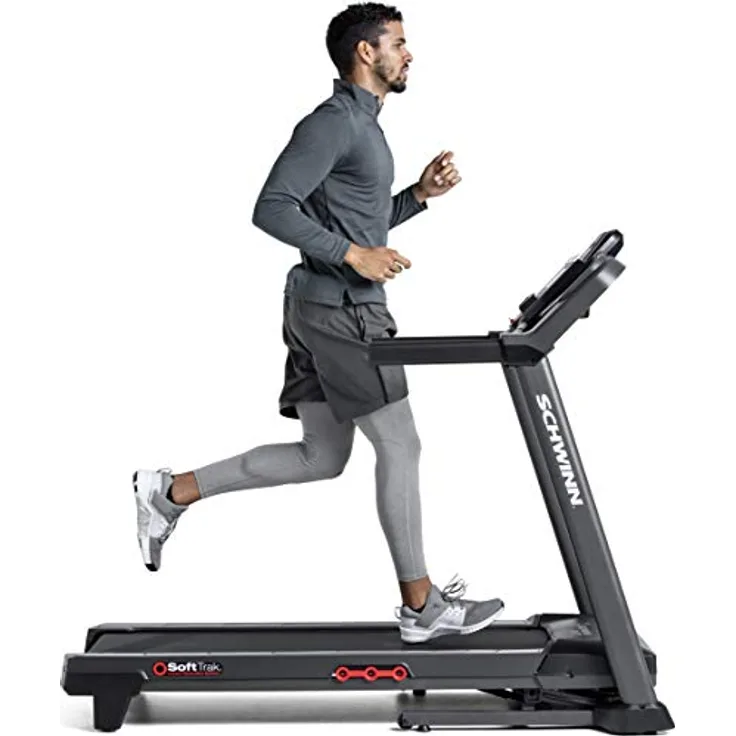 Schwinn Laufband 510T, Elektrische Steigungsverstellung von 0-10%, Soft-Drop-Klappsystem und Soft Dämpfung