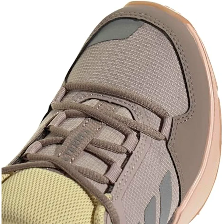 adidas Terrex AX4r, Kinder Laufschuh in braun mit dämpfender Zwischensohle und griffiger Traxion Außensohle, aus recycelten Materialien – Bild 6