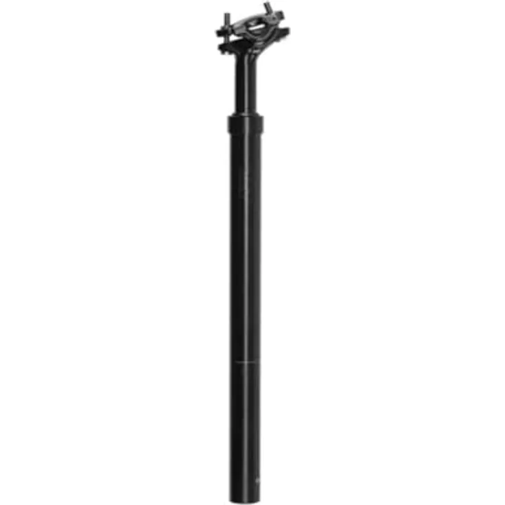 RFR gefederte Fahrrad Sattelstütze 31.6mm x 400mm, stabil und langlebig, schwarz, für 60-90kg