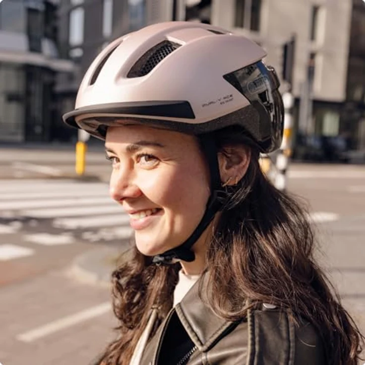 ABUS PURL-Y ACE Fahrradhelm mit LED-Licht, NTA-zertifiziert für E-Bikes und S-Pedelecs, beige, Größe M – Bild 6