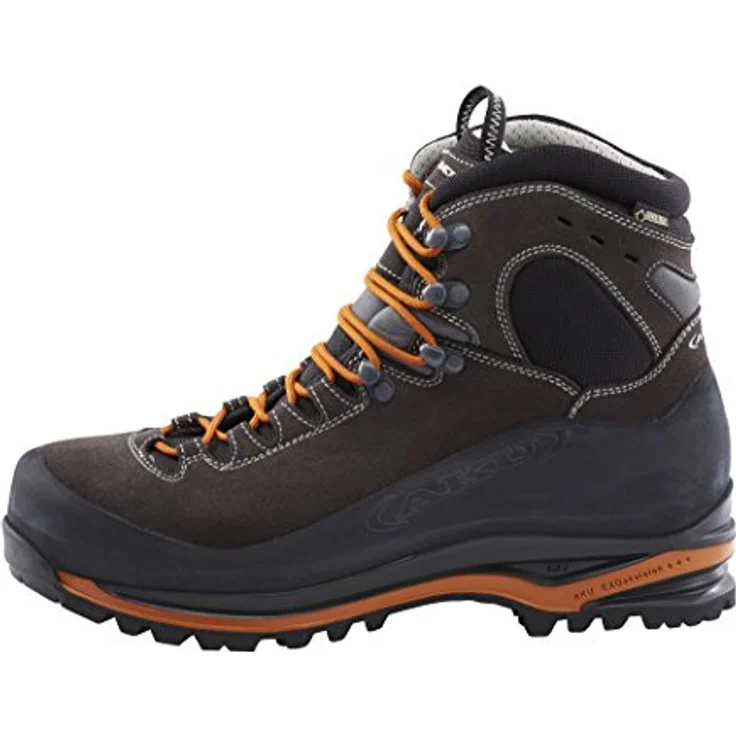 AKU Super Alp GTX, Wanderschuh mit GORE-TEX® Futter, Vibram® Sohle, anthrazit/orange, UK 10,5 - EU 45 – Bild 6