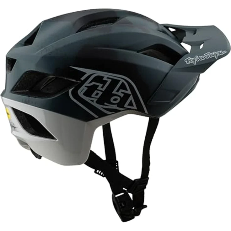 Troy Lee Designs Flowline SE MIPS Helm, Badge, camo gray, für Kopfgrößen 53-56 cm, XS/S – Bild 3