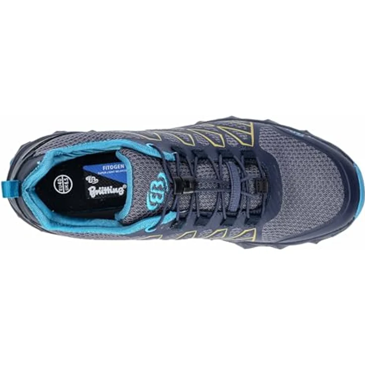Brütting Mission, Herren Wanderschuhe, wasserdicht mit Comfortex-Klimamembrane, Schnellschnürsystem, blau – Bild 5
