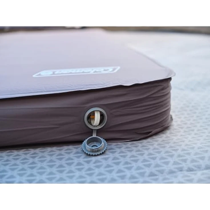 Coleman Supercomfort, selbstaufblasbare Isomatte mit Schaumstofffüllung, schwarz, 200 x 128 x 7,7 cm – Bild 4