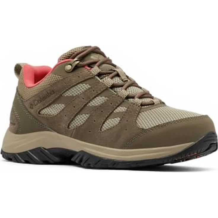 Columbia Trekkingschuh, wasserdichter Wanderschuh mit griffiger Außensohle, Mesh und Wildleder – Bild 4
