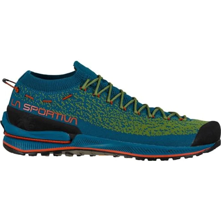 La Sportiva TX2 Evo, Herren Wanderschuhe, leicht, griffig, neubesohlbare Außensohle, Blau, Größe 45.5 – Bild 3