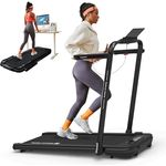 Mobvoi Home Laufband SE, 3-in-1-Klapplaufband, elektrisches Laufband, 2,5 PS, kompakt tragbar unter dem Schreibtisch, 12 km/h, Fernbedienung, LED-Anzeige, platzsparend, für Zuhause und Büro, 120 kg