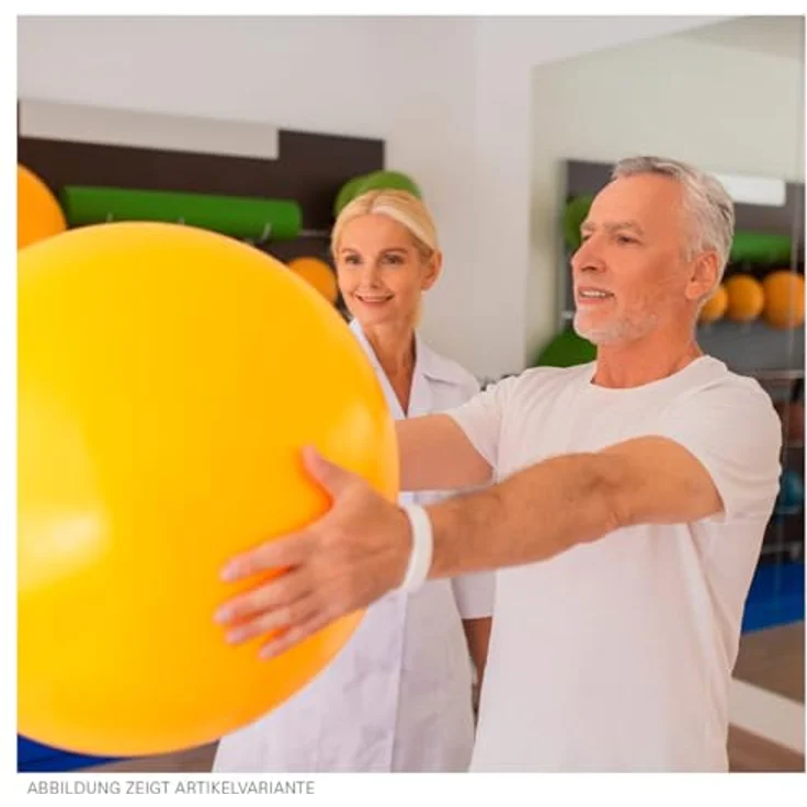 PEZZI Gymnastikball, ø 42 cm, robust und latexfrei, belastbar bis ca. 400 kg, ideal für Training und Büro – Bild 5