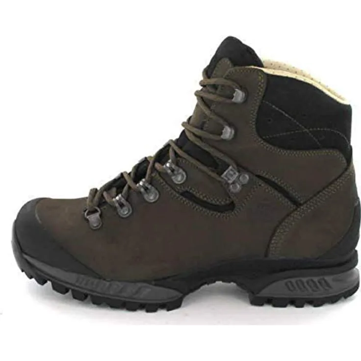 Hanwag Tatra II Wide GTX Wanderschuhe, Herren Trekkingstiefel, wasserdicht, braun/schwarz, Größe 42.5