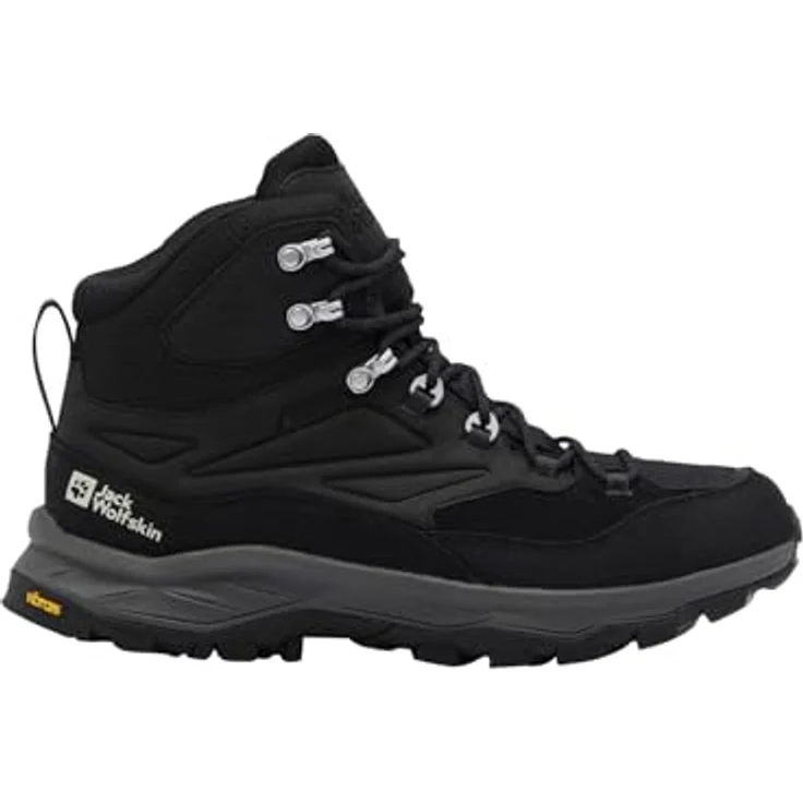 Jack Wolfskin Cyrox Texaporeid, Herren Wanderschuhe, wasserdicht und atmungsaktiv, Schwarz, Größe 41 – Bild 2