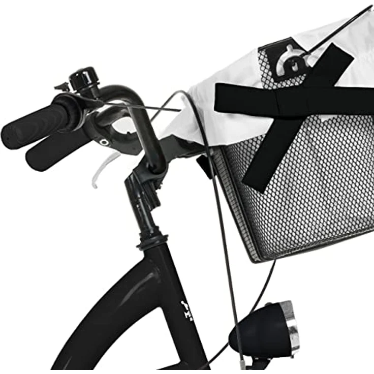 Milordbikes City-Fahrrad, Schwarz, 46 cm, Metall, leichtläufige 700C Reifen, inkl. Trägersystem – Bild 6