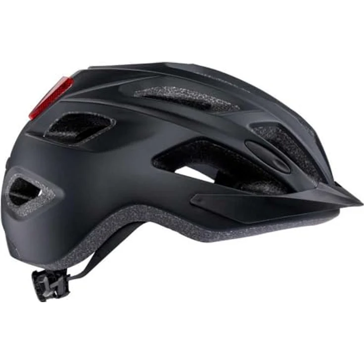 Contec City-Fahrradhelm "Abbey MIPS", schwarz, mit MIPS-Technologie, Safety LED Leuchte, reflektierenden Gurten und einhändig bedienbarem Fidlock Schnappverschluss – Bild 2
