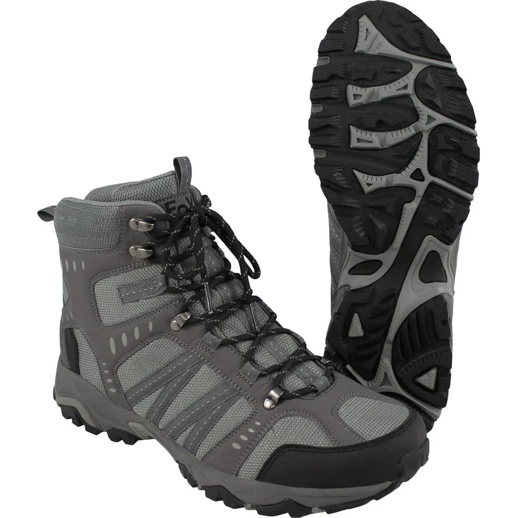 FoxOutdoor Trekking-Schuh Mountain High, schnelltrocknend und atmungsaktiv, grau, Größe 46