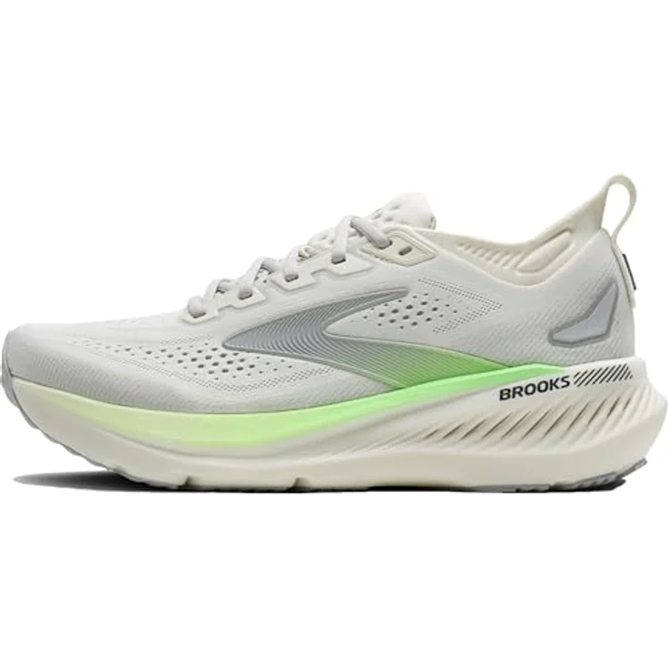 Brooks Glycerin GTS 23, Laufschuhe mit GuideRails™-Technologie, Dämpfung und atmungsaktivem Obermaterial, grau/grün/schwarz, Größe 46.5 – Bild 3