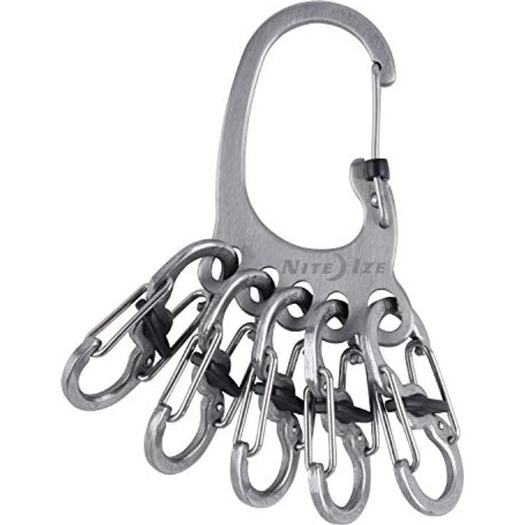 Nite Ize Bigfoot Locker KeyRack, Silber Schlüsselring, bis zu 15 Schlüssel – Bild 2