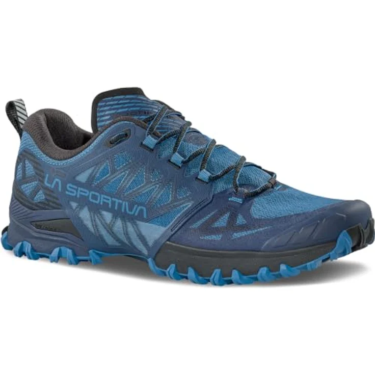 La Sportiva Bushido III GTX, Herren Laufschuhe für Trailrunning, wasserdicht mit Gore-Tex-Membran, blau, Größe 43 – Bild 2