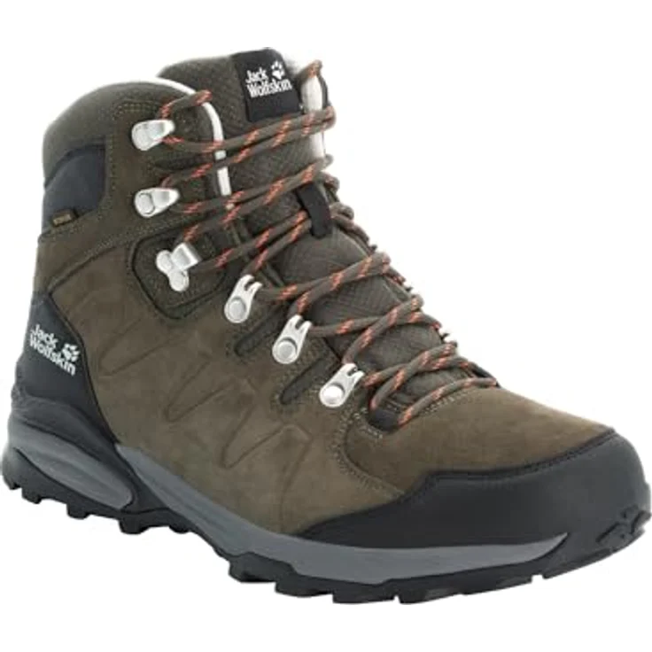 Jack Wolfskin REFUGIO TEXAPORE MID M, Wasserdichter Wanderschuh mit EVA-Dämpfung und hoher Knöchelsupport – Bild 8