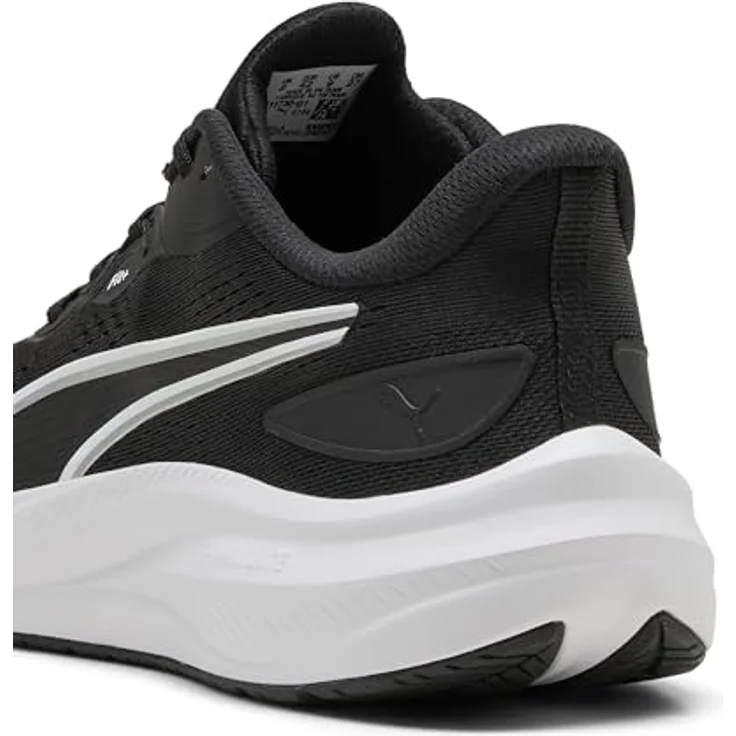 PUMA Skyrocket Lite 2 Laufschuhe für Erwachsene, ultraleichte Dämpfung, Softfoam+ Innensohle, Schwarz-Weiß-Silber Metallic – Bild 2