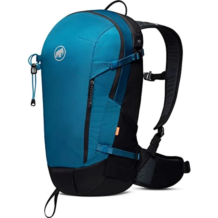 Mammut Lithium 20, Outdoor Wanderrucksack für Damen und Herren mit Brustgurt, Rückenbelüftung, 20l, Sapphire-Black