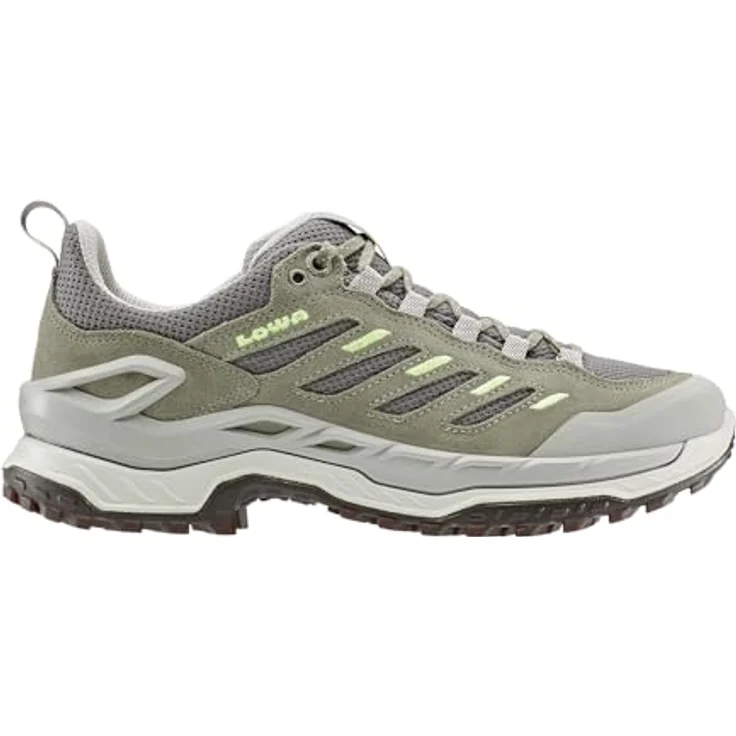 Lowa Innovo Lo Ws, Damen Hikingschuhe mit LOWA® DYNAPU®-Zwischensohle, rauchgrün mint – Bild 2