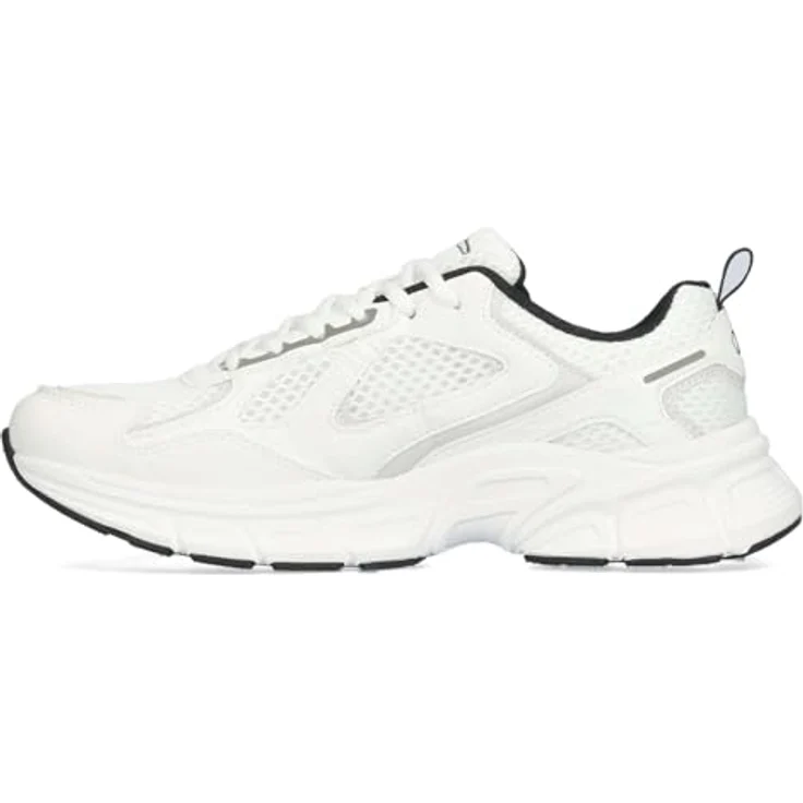 Champion RT25 Mesh, Laufschuhe mit Dämpfungseigenschaften, Low-Cut, Weiß/Silber/Nero, Größe EU 44,5 – Bild 7
