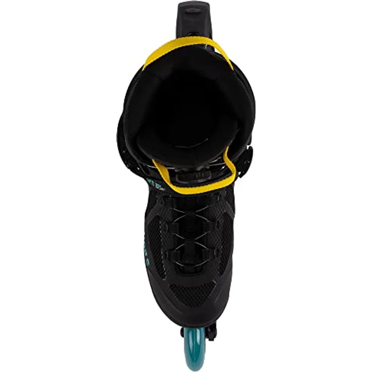 K2 Skates VO2 S 100 X BOA Inline Skates, Unisex, schwarz-blau-gelb, Größe EU 41.5, leistungsorientierte X-Training Skates mit 100 mm Rollen und Vortech-Ventilationssystem – Bild 4