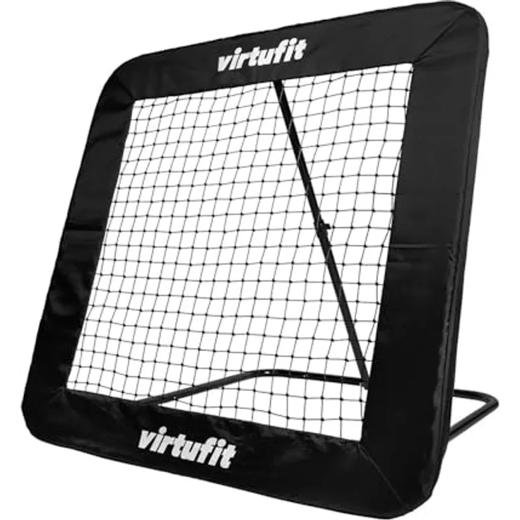 VirtuFit Fußball-Rebounder, verstellbar & klappbar, ideal für Kindertraining & Technikübungen (124 x 124 cm)