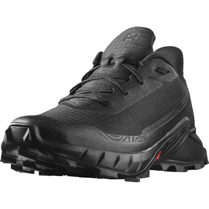 Salomon Alphacross 5 W Damen Wanderschuh, Schwarz, Größe 6, nahtloses Obermaterial, OrthoLite Einlegesohle, Contagrip Außensohle – Bild 1