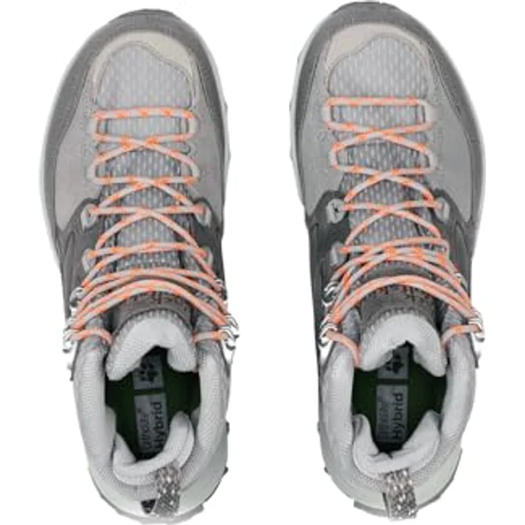 Jack Wolfskin Cyrox Texapore Mid W, Damen Wanderschuhe, atmungsaktiv und wasserdicht, Grau, Größe 39 – Bild 6