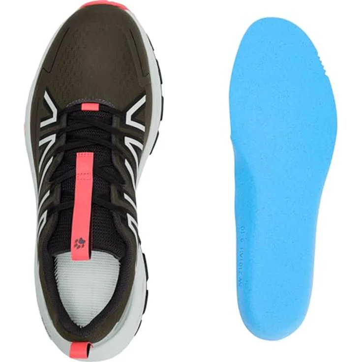 Jack Wolfskin Wild Hike Low M, Herren Wanderschuhe mit TEXARIDE-Technologie und optimalem Grip, grün – Bild 9