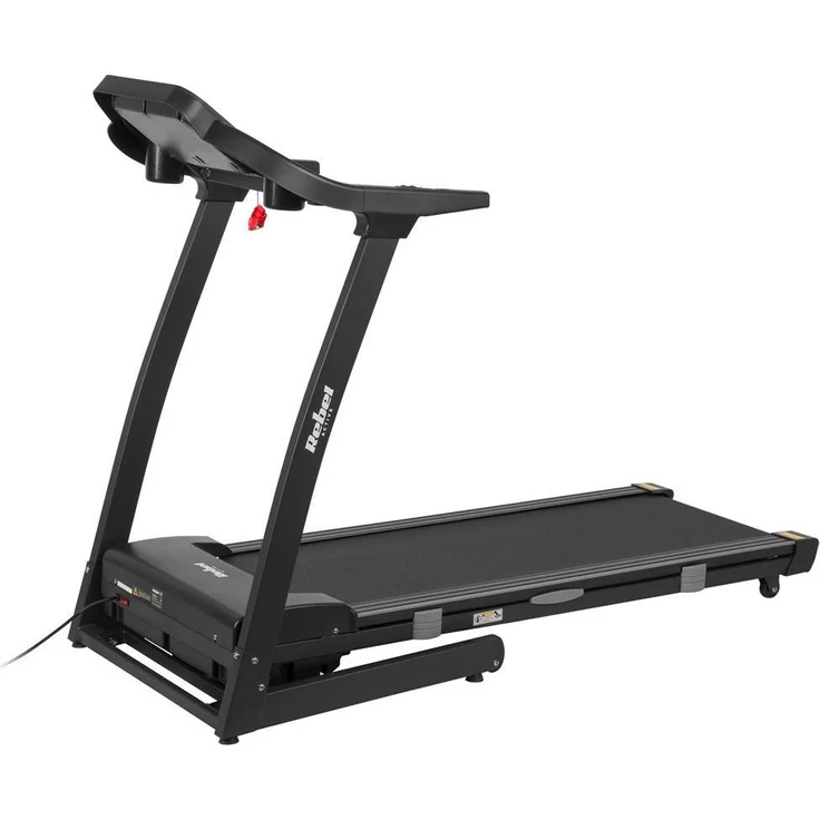 Rebel ACTIVE RBA-1003, Laufband mit 16 km/h max. Geschwindigkeit, 15 Trainingsprogrammen, LCD-Display, klappbar, 120 kg Belastbarkeit