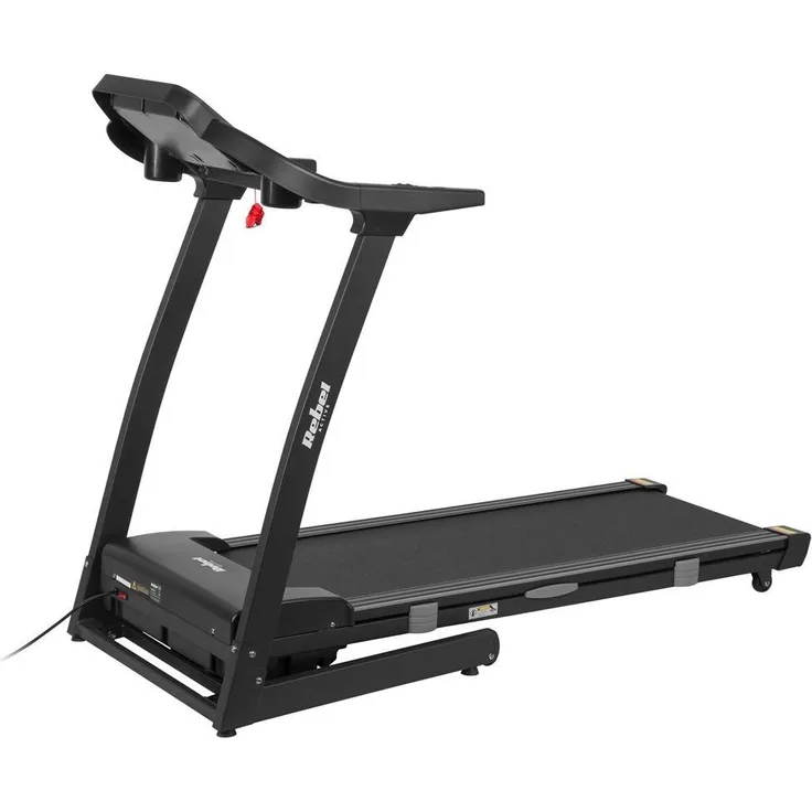 Rebel ACTIVE RBA-1003, Laufband mit 16 km/h max. Geschwindigkeit, 15 Trainingsprogrammen, LCD-Display, klappbar, 120 kg Belastbarkeit