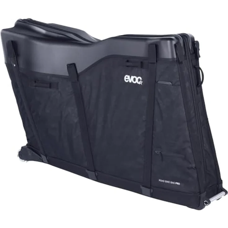 EVOC Road Bike Bag PRO, zusammenfaltbare Fahrrad-Transporttasche für Renn- & Triathlonrad, max. Radstand 112 cm, Hybrid-Schutz, Clip-ON Wheel 3.0, Farbe: Black – Bild 1