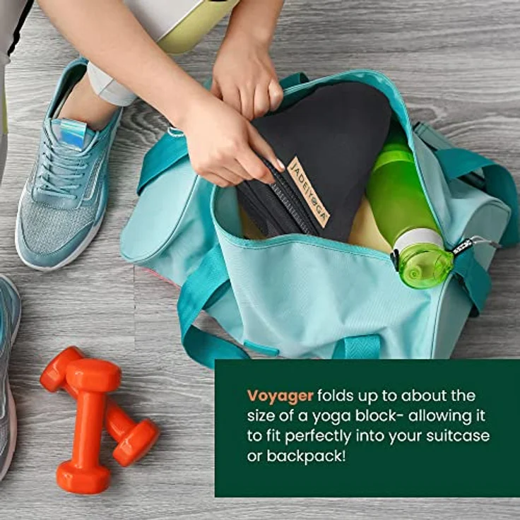 JadeYoga Matte Voyager black Einheitsgröße, rutschfest und nachhaltig hergestellt – Bild 5