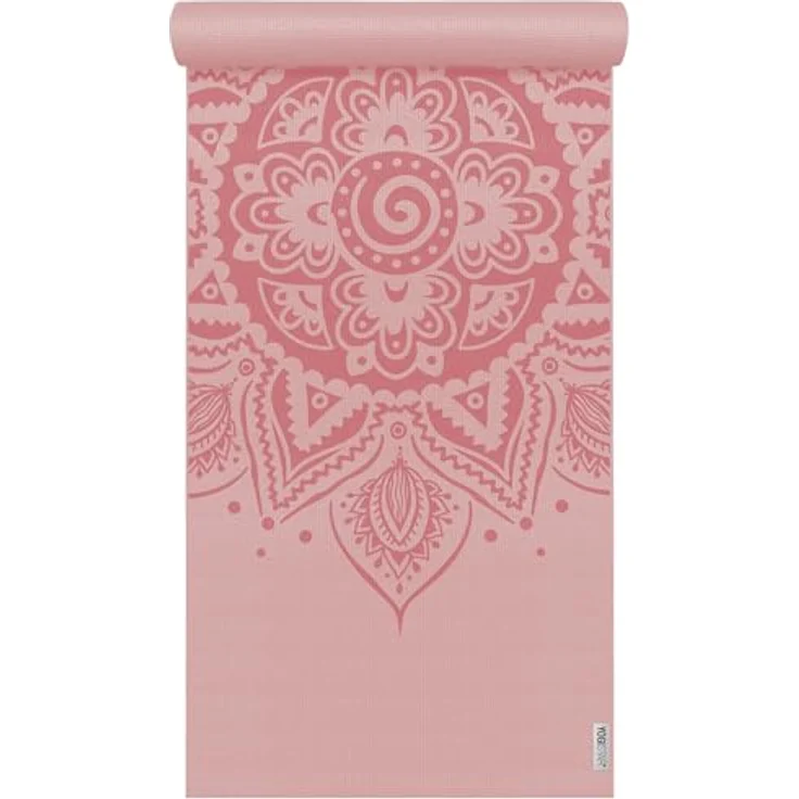 YOGISTAR Yogamatte yogimat® basic - art collection - spiral mandala 183 x 61 x 0.4 cm, petrol – Bild 3