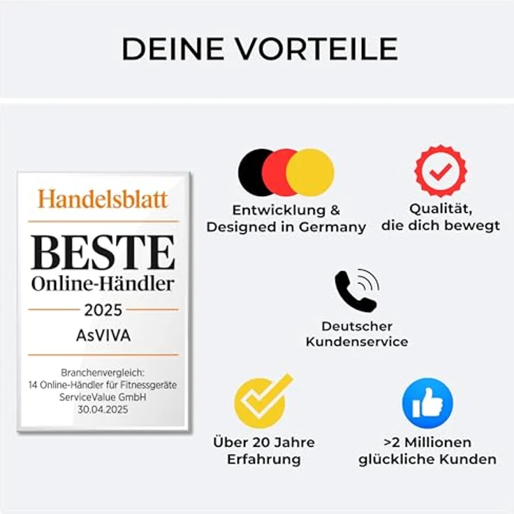 AsVIVA H22 Ergometer, Heimtrainer für Indoor Ausdauertraining mit 13 Programmen, Bluetooth-App-Kompatibilität, grau – Bild 2